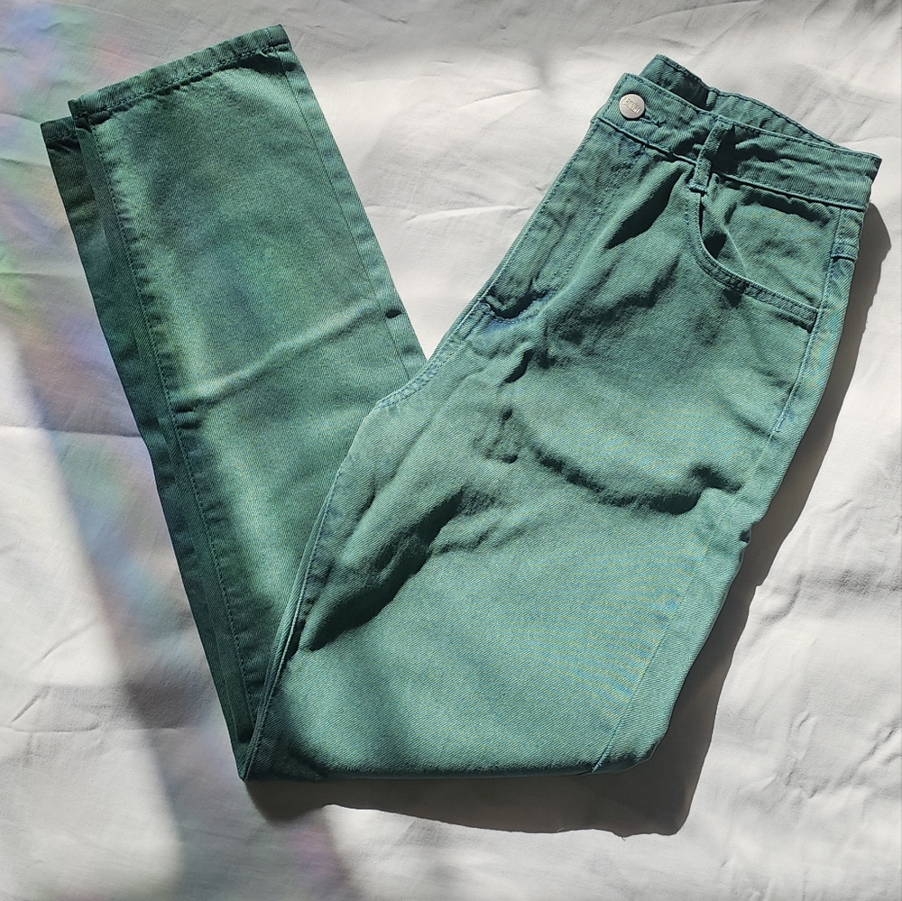 forever 21 bongo Stylish Green Women's jean green